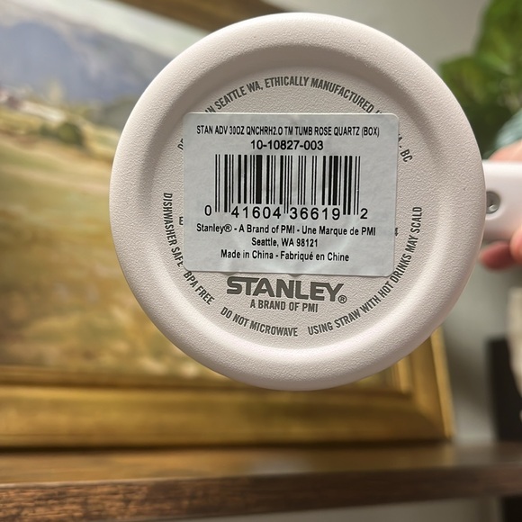 Stanley FlowState Quencher H2.0 Stainless Tumbler 30 oz Rose Quartz - Picture 3 of 7